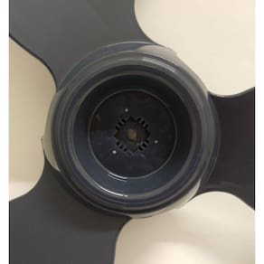 Hélice Vent. Arno Turbo Silencio 40Cm 3 Pás Cinza - Mebrasi