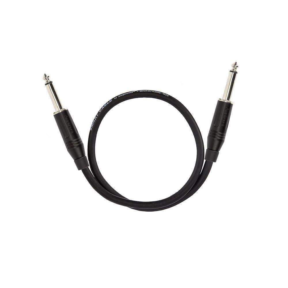 Cabo P10 Para P10 Mono Black Amphenol - 50 Cm