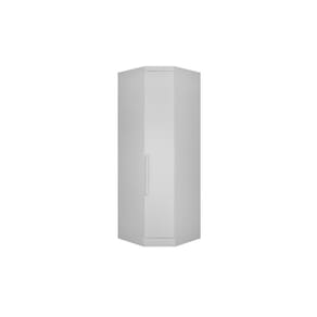 Guarda Roupa Closet de Quarto Canto Obliquo Rizon c/ 1 Porta Branco - Novo Horizonte