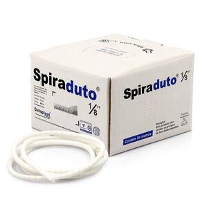 Organizador De Fios E Cabos Spiraduto 1-8 Branco - 3 Metros