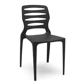 Cadeira Ville Polipopileno Preto Plaxmetal