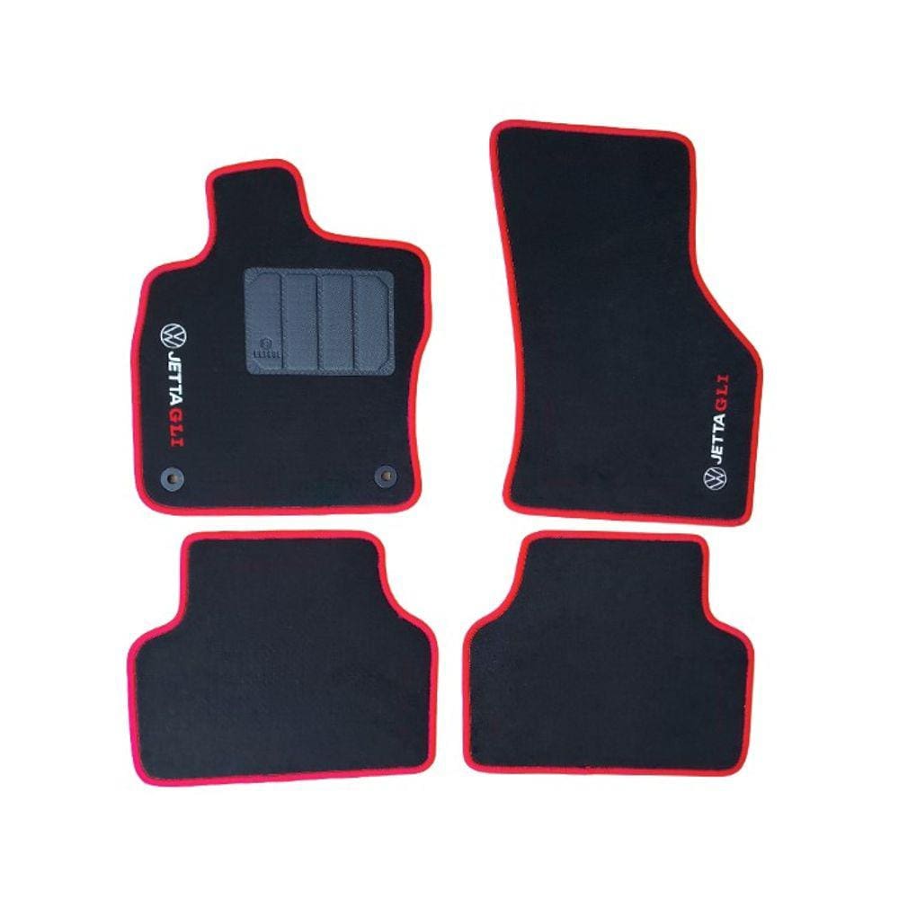 Tapete Carpete 6Mm Vw/Volkswagen Jetta Gli 2021 2022 2023 24