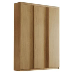 Guarda Roupa Solteiro 100% MDF 2 Gavetas - Chicago-Naturale - Móveis Rufato