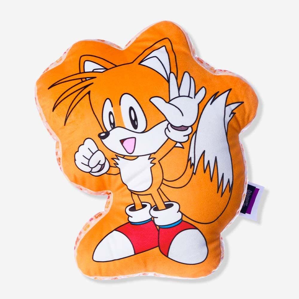 Almofada Formato Tails Time Sonic Laranja - 10065044