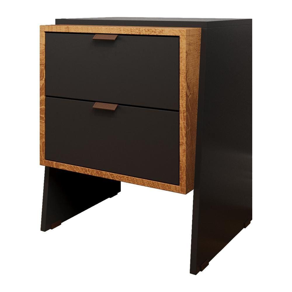 Mesa de Cabeceira Dante com 2 Gavetas