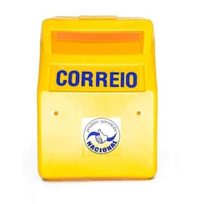 Caixa Correio Para Grade Plastica Amarela - Nacional