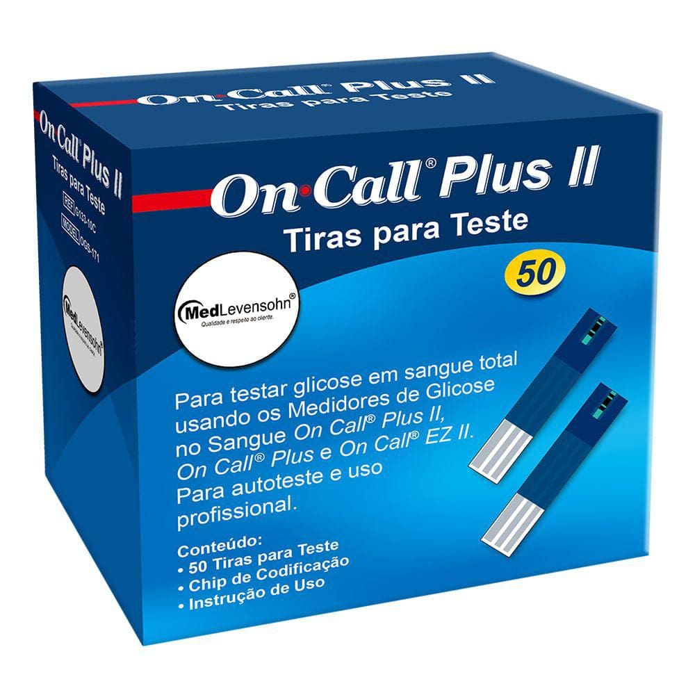 On Call Plus II Tira Teste com 50 Unidades