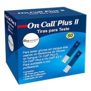 On Call Plus II Tira Teste com 50 Unidades