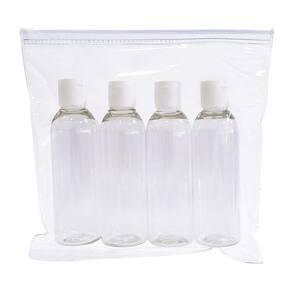 4 Kit Viagem 4 Frasco Shampoo Creme Sabonete FT 100ml