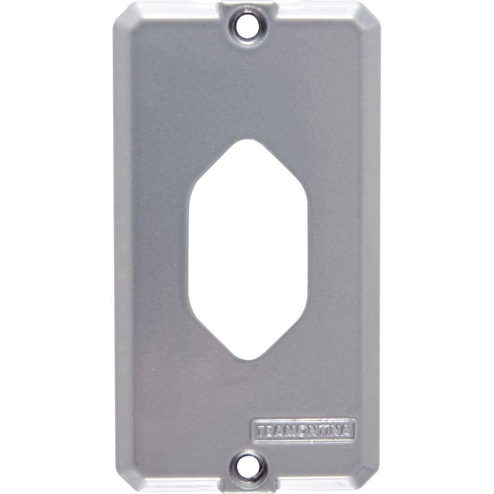 Tampa Para Condulete 1-2” E 3-4” Com 1 Posto Vertical Tramontina