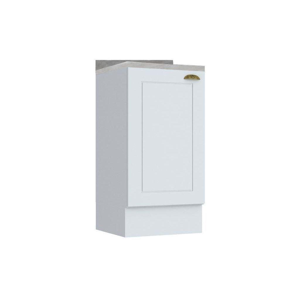 Balcão de Cozinha Americana 1 Porta c/Tampo Branco - Henn