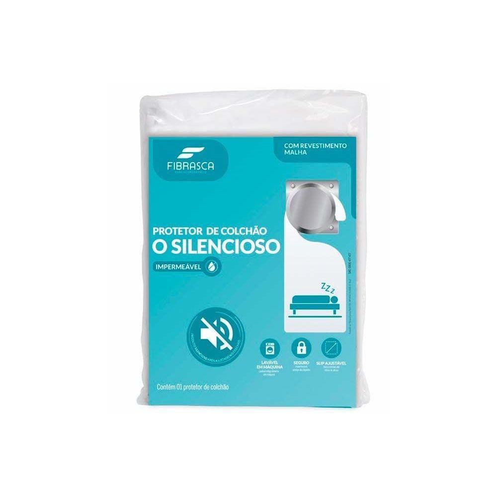 Protetor Colchão Solteiro O Silencioso Impermeável (90x190) - Fibrasca