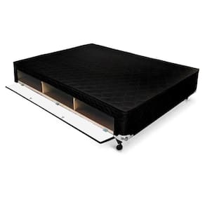 Cama Box Closet King Poli Tecido Black (193x203x23) - Castor
