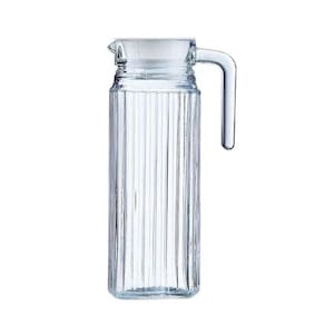 Jarra 1 Litro Vidro Com Tampa Geladeira Suco Água Cozinha