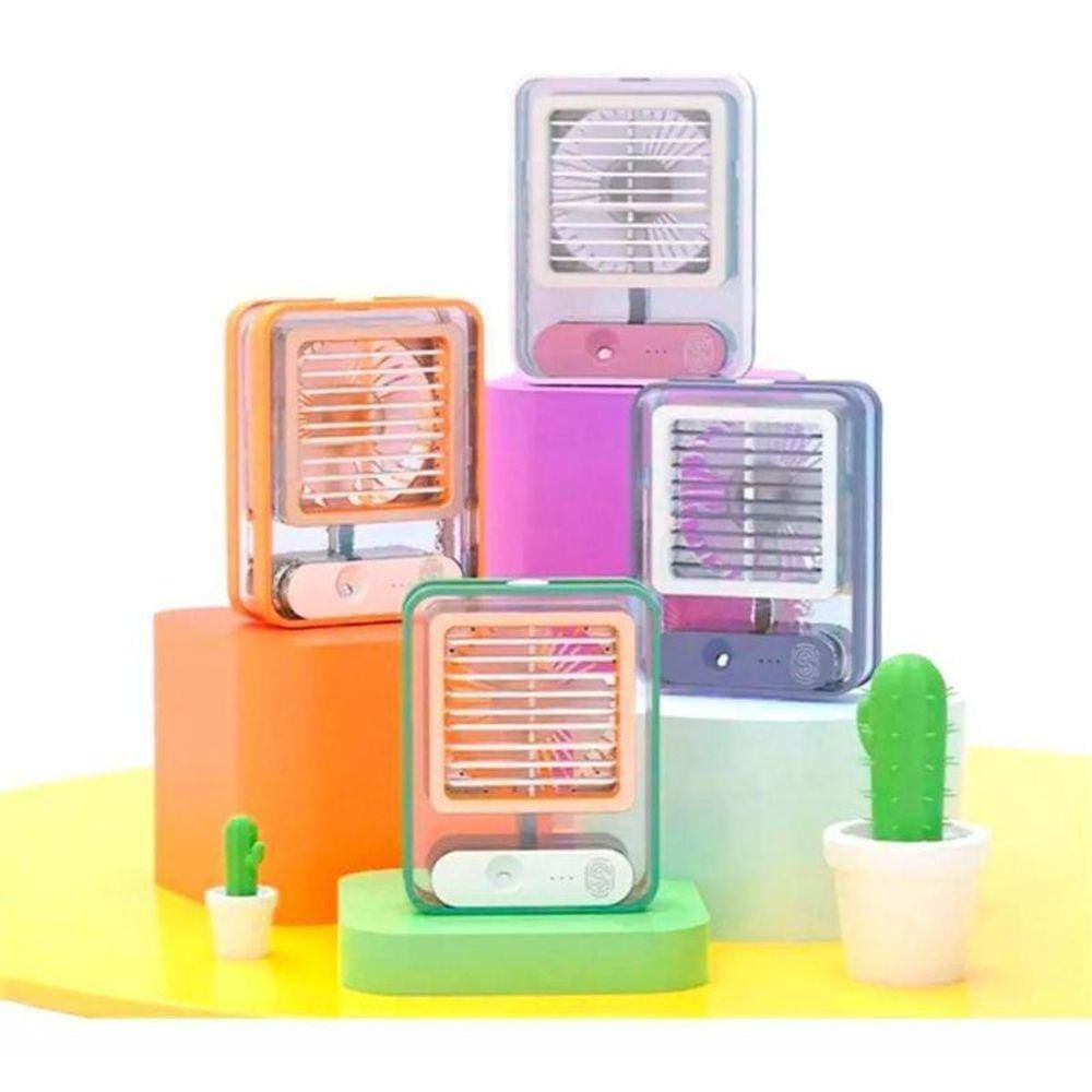 Mini Ar Condicionado Ventilador Umidificador Climatizador