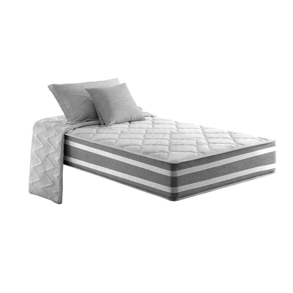 Colchão Solteiro Molas Ensacadas  MasterPocket Duo Sono Double Face Euro Pillow Gray (78x188x25) - Anjos