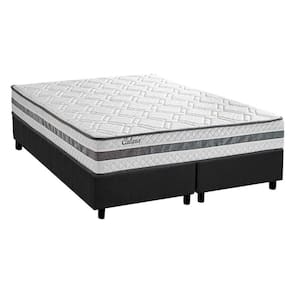 Conjunto Box King: Colchão Molas Herval MasterPocket Ensacadas Catana + Base CRC Suede Gray(193x203)