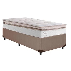 Conjunto Box Solteiro: Colchão Molas Herval MasterPocket Ensacadas Elegant + Base CRC Courano Clean(88x188)