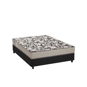 Cama Box Casal: Colchão Espuma Ortobom Physical Ultra Resistente + Base CRC Camurça Gray(138x188)