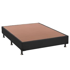 Cama Box Base Casal Universal Suede Gray (138x188x30) - Ortobom