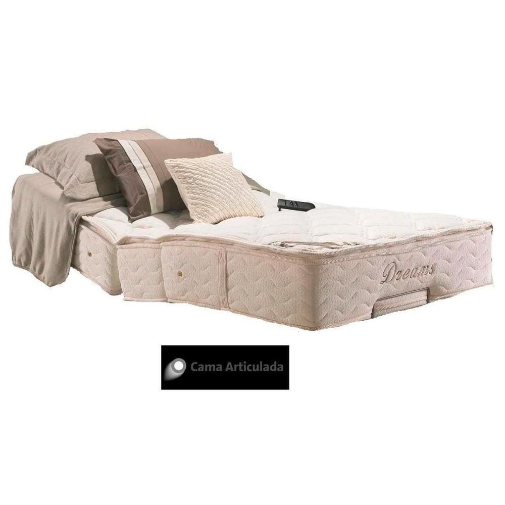 Colchão Twin Size-- 100x200x23 Magnético c/Vibro Massagem Ensacadas MasterPocket MH 1430 Dreams c/ (Twin Size-- 100x200x23) - Herval