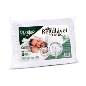 Travesseiro Látex RL1103 Regulável p/Fronha (50x70) - Duoflex