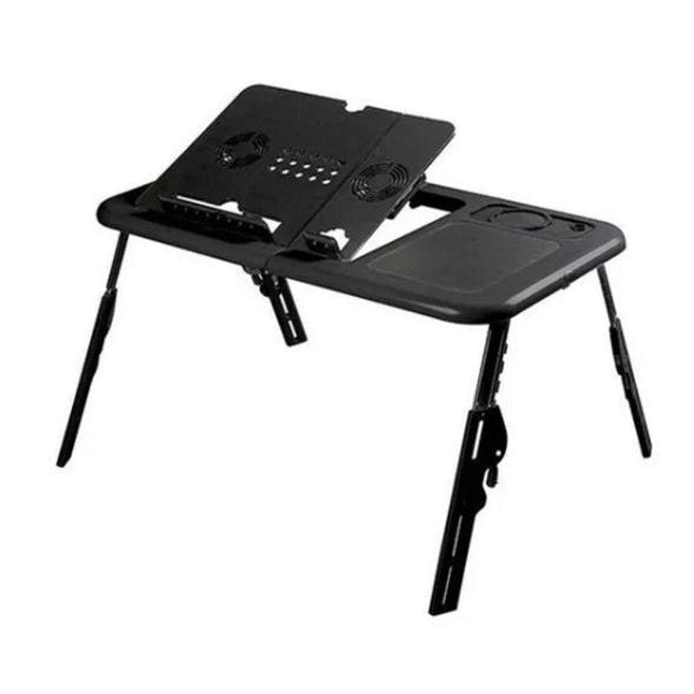 Mesa Base Suporte Notebook Ergonômico Com Cooler