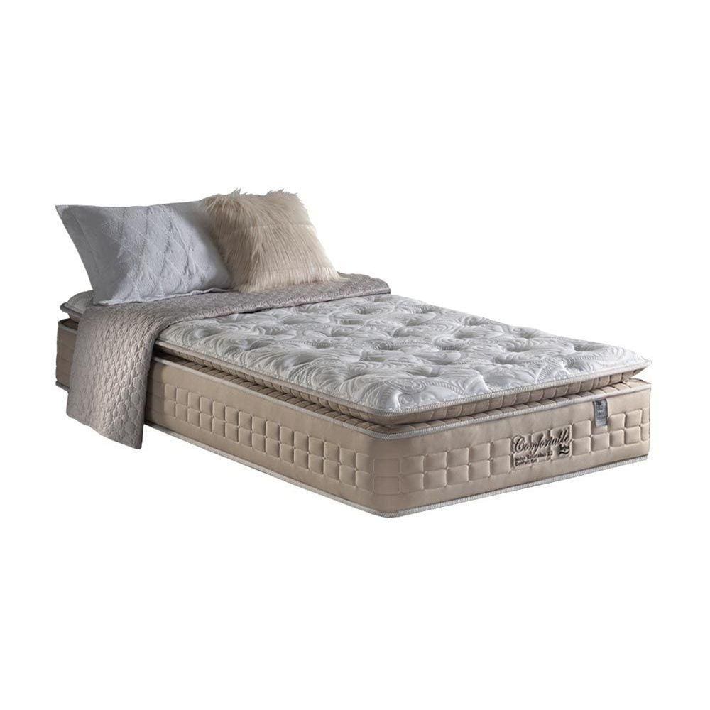Colchão Solteirão Molas Ensacadas Visco Gel MasterPocket Comfortable Pillow Top (96x203x36) - Anjos
