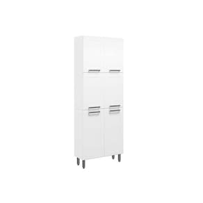 Módulo Cozinha Bertolini Múltipla Paneleiro 6036 c/ 6 Portas Branco