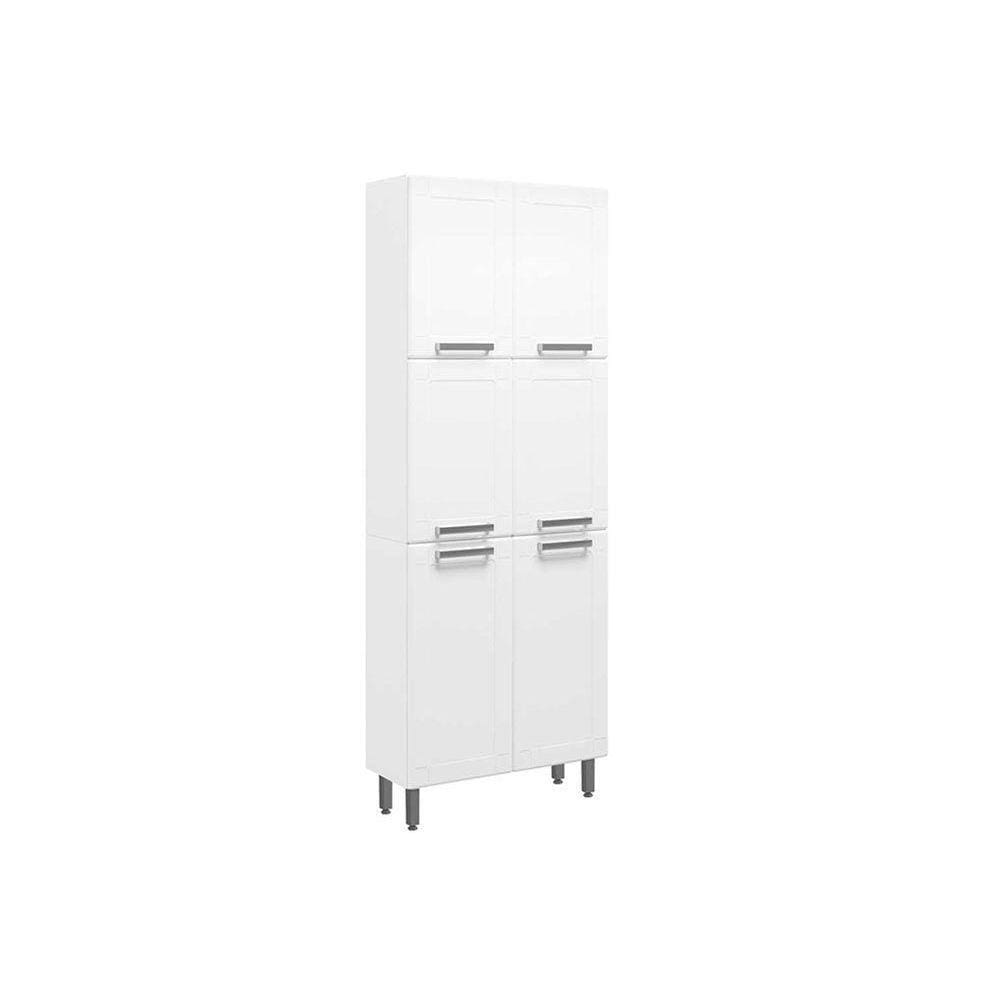 Paneleiro de Cozinha Múltipla 6036 6 Portas 70cm Branco - Bertolini