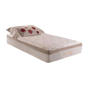 Colchão Solteiro Molas MasterPocket Ensacadas Pallace Bambu Plus Euro Pillow (88x188x32) - Herval