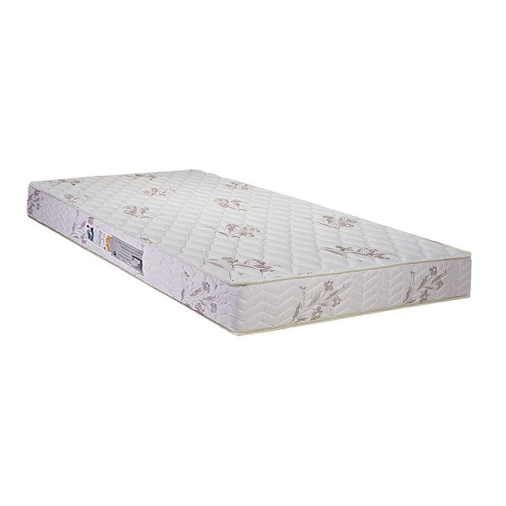 Colchão Solteiro Espuma D45  Gran Luck Flora Pró Saúde (78x188x20) - Luckspuma