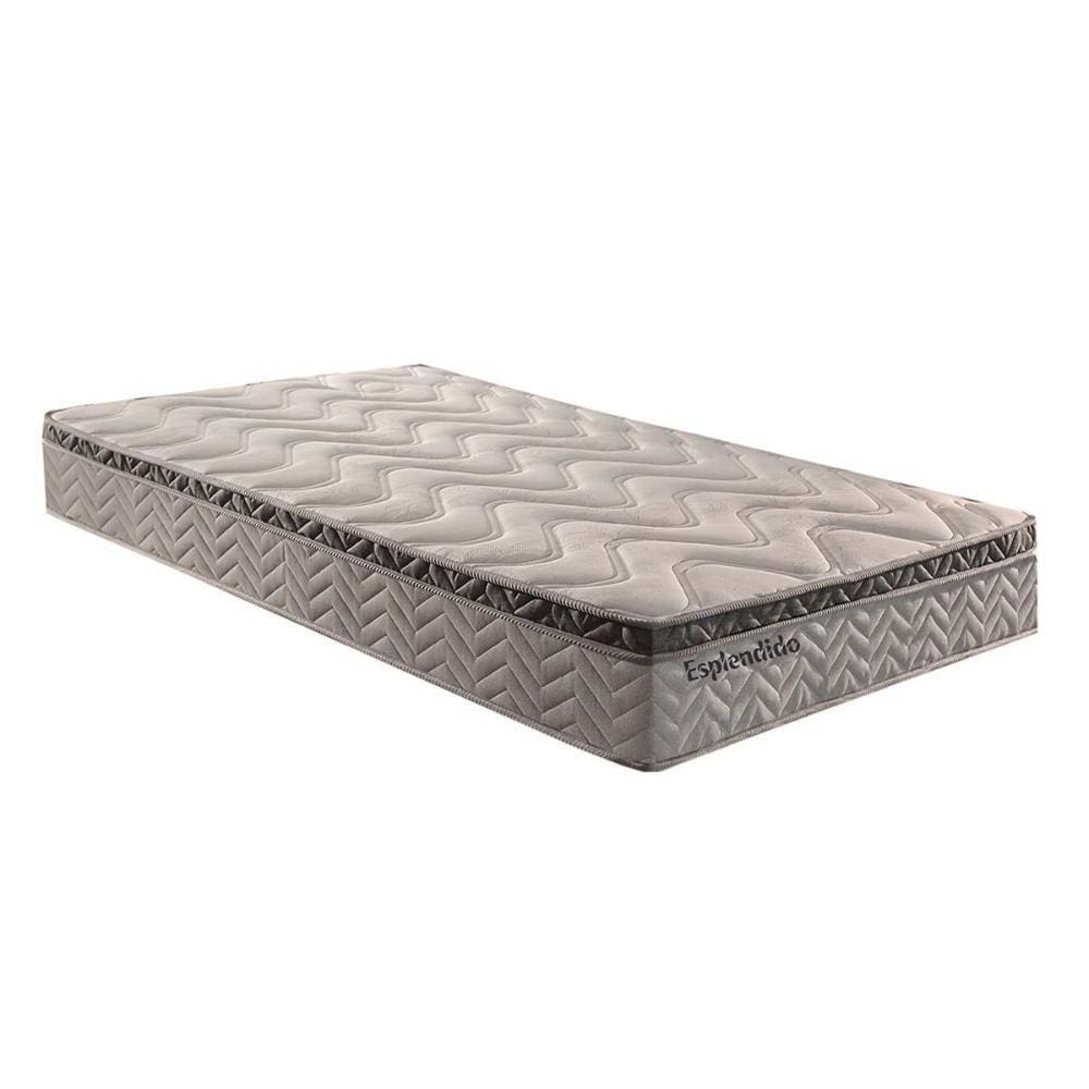 Colchão Solteiro Molas Ensacadas  MasterPocket Esplêndido Gray Euro Pillow (88x188x26) - Paropas