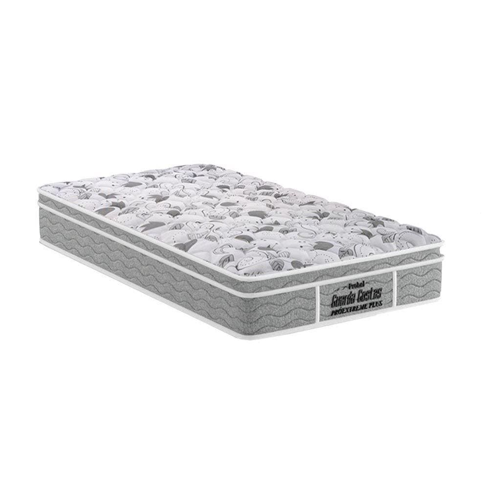 Colchão Solteiro Espuma D45  / EP Anatômico Guarda Costas Próextreme Plus Euro Pillow Gray (78x188x24) - Probel