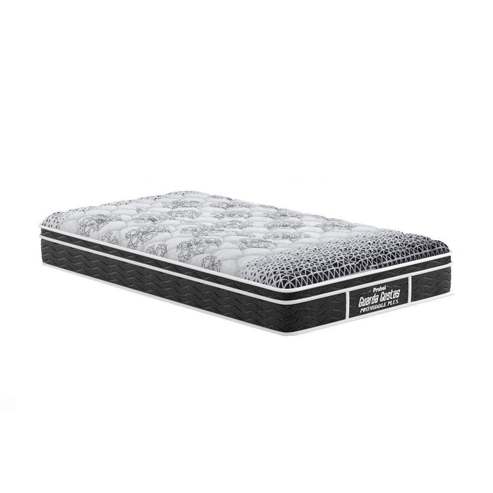Colchão Solteiro Ortopédico D28 / EP Anatômico Guarda Costas Prómiddle Plus Euro Pillow Black (78x188x24) - Probel