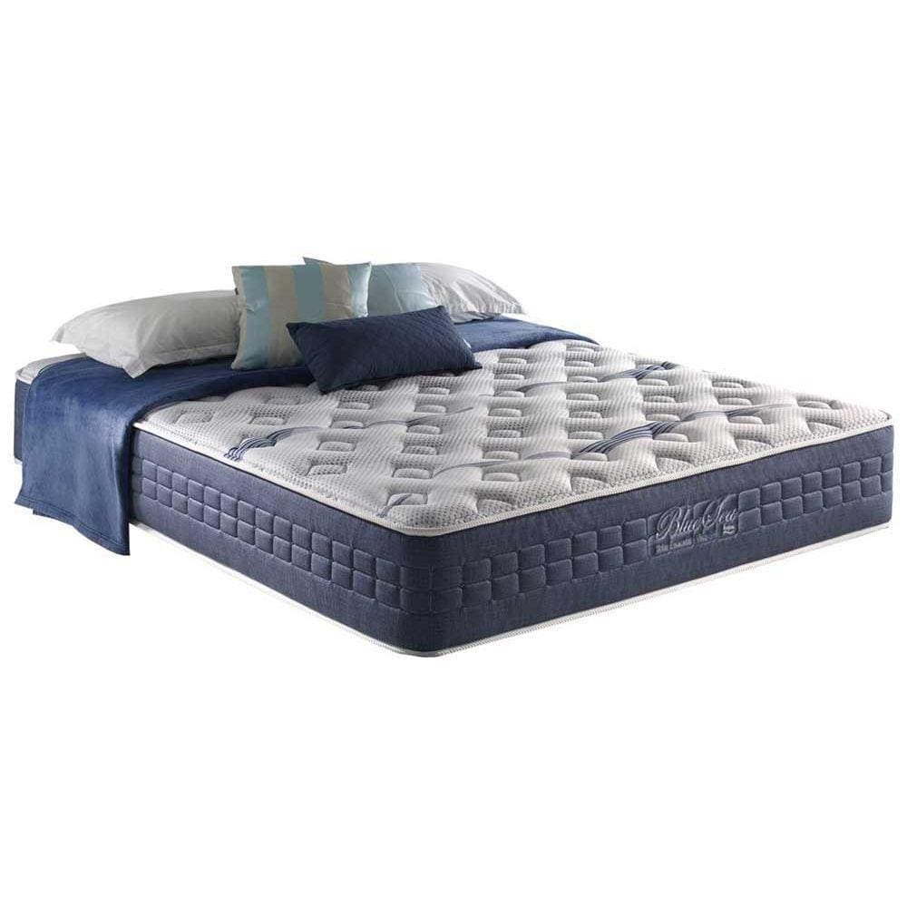 Colchão Casal Molas MasterPocket Ensacadas Visco Gel Blue Sea Pillow In (138x188x31) - Anjos