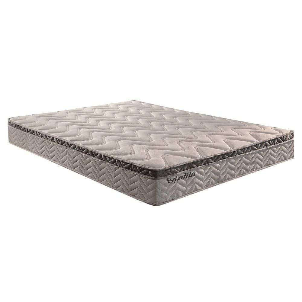 Colchão Casal Molas Ensacadas  MasterPocket Esplêndido Gray Euro Pillow (138x188x26) - Paropas