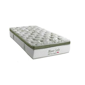 Colchão Solteiro Molas MasterPocket Ensacadas Visco Monte Carlo Euro Pillow (78x188x33) - Herval