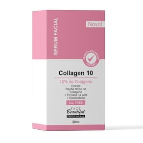 Sérum Facial Oil Free 10% Colágeno 30Ml Face Beautiful
