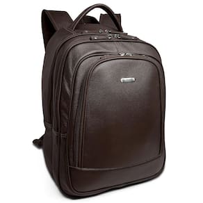 Mochila Executiva De Couro Masculina Grande Para Notebook