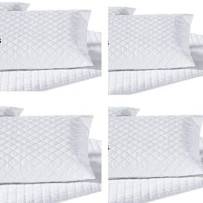 Kit 4 Capas Fronhas Protetoras Impermeável Matelada