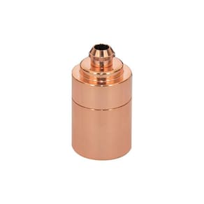 Pendente Single Soquete E27 Alumínio Cobre Slim Romalux
