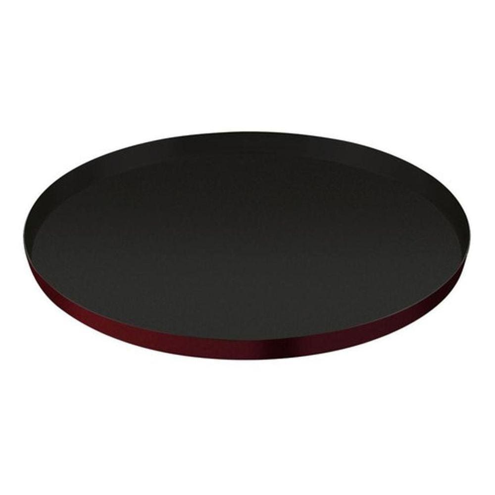 Assadeira Pizza 35 Cm Rochedo Dura+ Vermelho - Vermelho