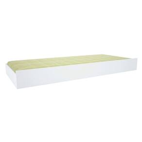Cama Auxiliar Solteiro Aquarela Branco - Santos Andirá
