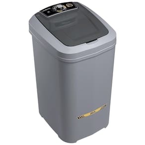 Máquina de Lavar Roupas 20,5Kg  Newmaq Semi-Automática | 9 Programas, Turbilhonamento Vertical, Cinza