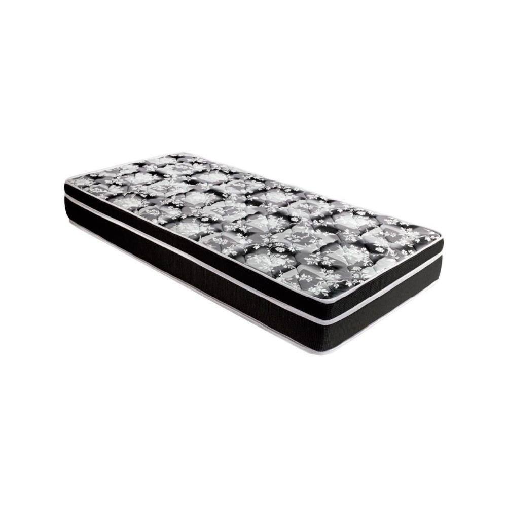 Colchão Solteiro Espuma D45  Gran Luck Pró Saúde Black (88x188x24) - Luckspuma