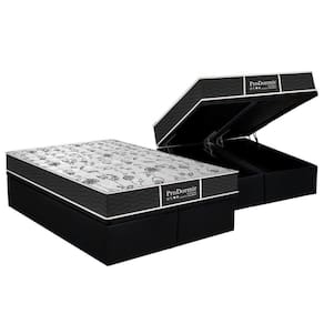 Conjunto Box Baú King: Colchão Molas Probel Prolastic ProDormir Sleep + Base CRC Courano Black(193x203)