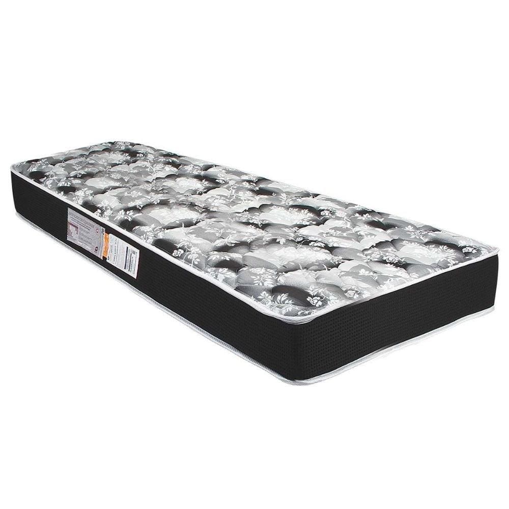 Colchão Solteiro Espuma D28  Celebrity Black (88x188x12) - Luckspuma