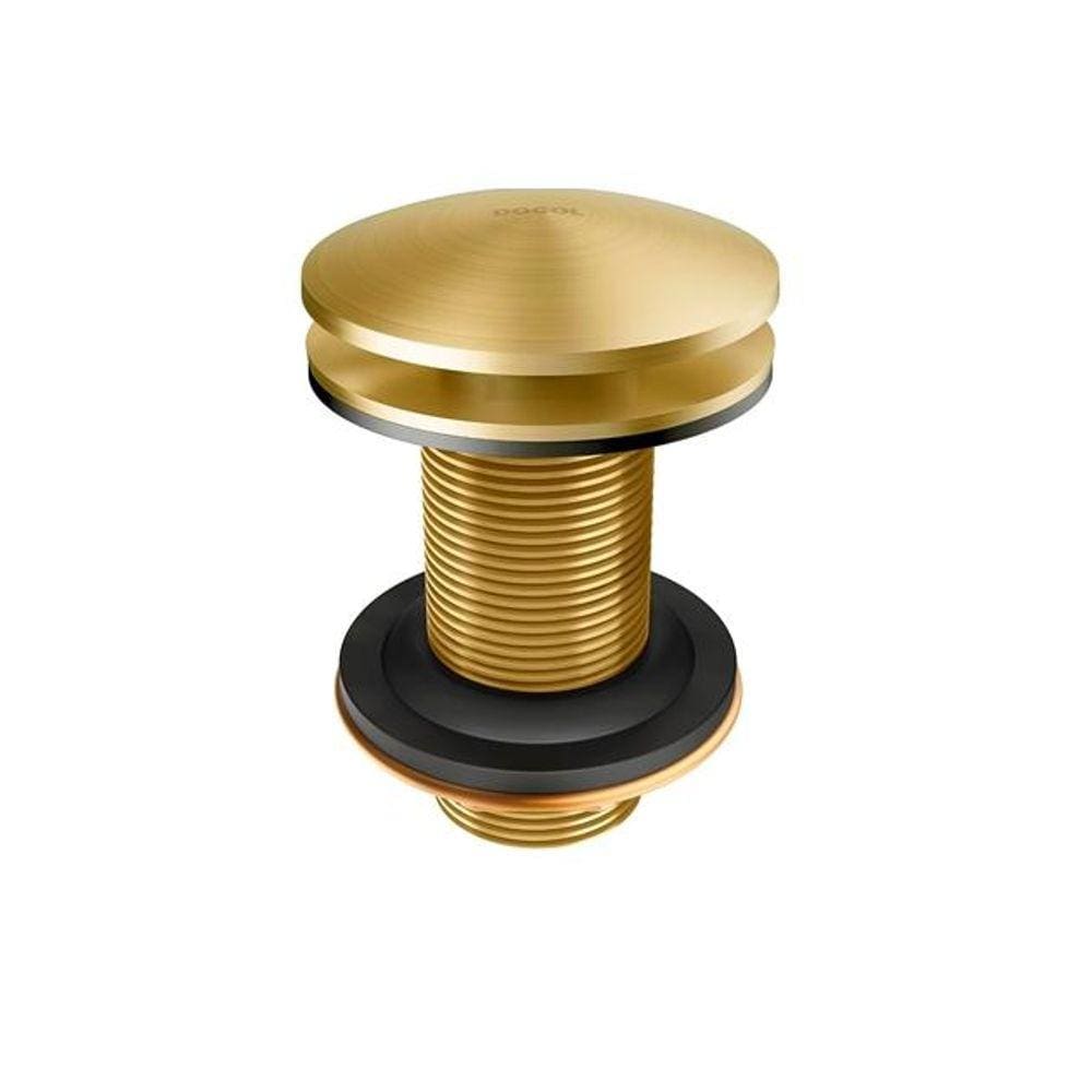 Válvula para Lavatório 7/8 Click Clack Ouro Escovado Docol