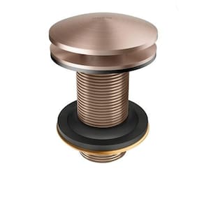 Válvula para Lavatório 7/8 Click Clack Cobre Escovado Docol